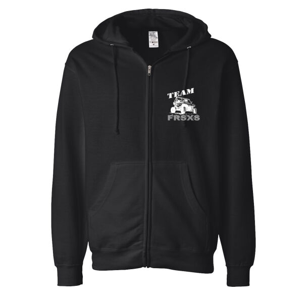 Team FRSXS White Logo Full Zipper Hoodie Thumbnail