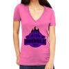 Tultex 214 - Ladies' Slim Fit Fine Jersey V-Neck Thumbnail