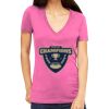 Tultex 214 - Ladies' Slim Fit Fine Jersey V-Neck Thumbnail