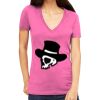 Tultex 214 - Ladies' Slim Fit Fine Jersey V-Neck Thumbnail