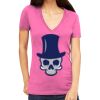 Tultex 214 - Ladies' Slim Fit Fine Jersey V-Neck Thumbnail