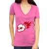 Tultex 214 - Ladies' Slim Fit Fine Jersey V-Neck Thumbnail