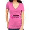 Tultex 214 - Ladies' Slim Fit Fine Jersey V-Neck Thumbnail