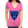 Tultex 214 - Ladies' Slim Fit Fine Jersey V-Neck Thumbnail