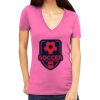Tultex 214 - Ladies' Slim Fit Fine Jersey V-Neck Thumbnail