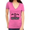 Tultex 214 - Ladies' Slim Fit Fine Jersey V-Neck Thumbnail