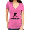 Tultex 214 - Ladies' Slim Fit Fine Jersey V-Neck Thumbnail