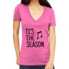 Tultex 214 - Ladies' Slim Fit Fine Jersey V-Neck Thumbnail