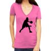Tultex 214 - Ladies' Slim Fit Fine Jersey V-Neck Thumbnail