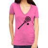 Tultex 214 - Ladies' Slim Fit Fine Jersey V-Neck Thumbnail