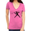 Tultex 214 - Ladies' Slim Fit Fine Jersey V-Neck Thumbnail