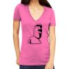Tultex 214 - Ladies' Slim Fit Fine Jersey V-Neck Thumbnail