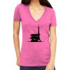 Tultex 214 - Ladies' Slim Fit Fine Jersey V-Neck Thumbnail