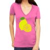 Tultex 214 - Ladies' Slim Fit Fine Jersey V-Neck Thumbnail