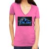 Tultex 214 - Ladies' Slim Fit Fine Jersey V-Neck Thumbnail