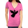Tultex 214 - Ladies' Slim Fit Fine Jersey V-Neck Thumbnail
