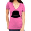 Tultex 214 - Ladies' Slim Fit Fine Jersey V-Neck Thumbnail