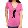 Tultex 214 - Ladies' Slim Fit Fine Jersey V-Neck Thumbnail
