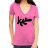 Tultex 214 - Ladies' Slim Fit Fine Jersey V-Neck Thumbnail