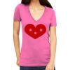 Tultex 214 - Ladies' Slim Fit Fine Jersey V-Neck Thumbnail