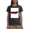Gildan 100% Cotton Ladies T-Shirt Thumbnail